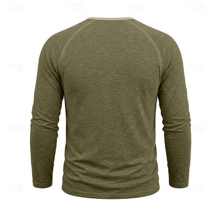 Owen | Classic Button Henley Shirt