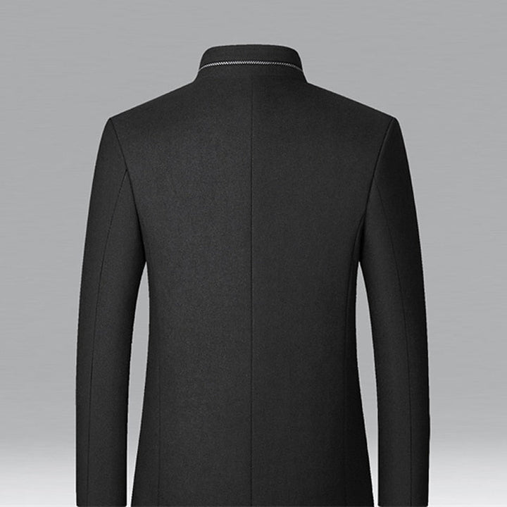 Gregory | Refined Stand-Collar Overcoat