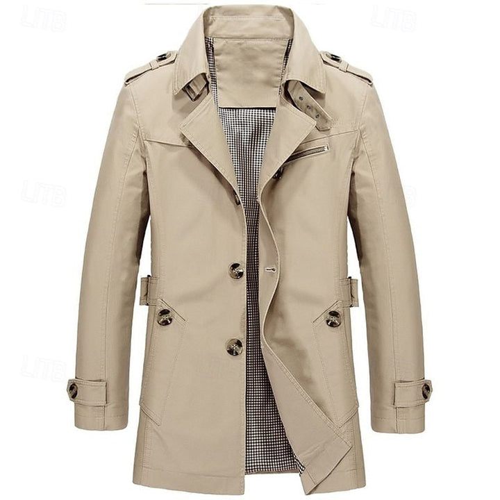 Leonard | Refined Single-Breasted Trench Coat