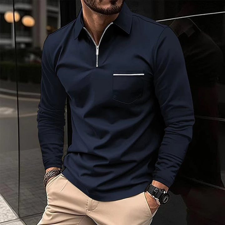 Trenton | Refined Quarter-Zip Polo Shirt
