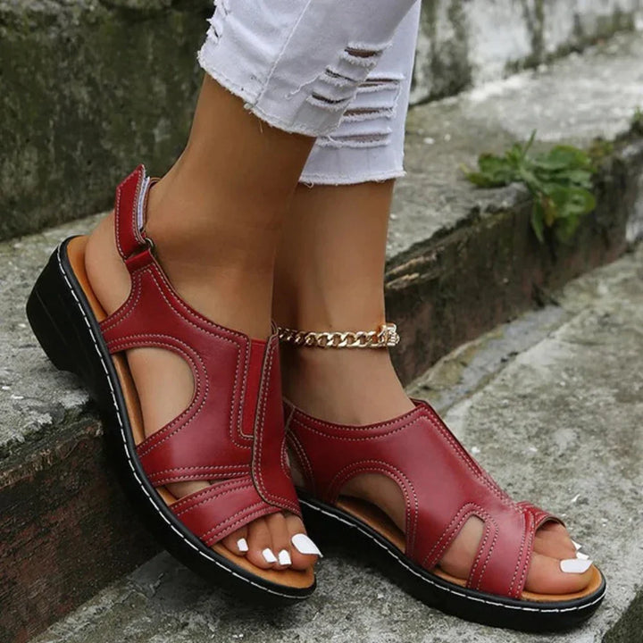 PREMIUM™ ORTHOPEDIC LEATHER WEDGE SANDALS 2026