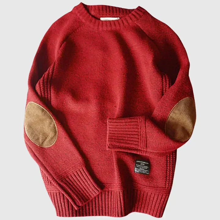 Edmund | Classic Elbow-Patch Sweater