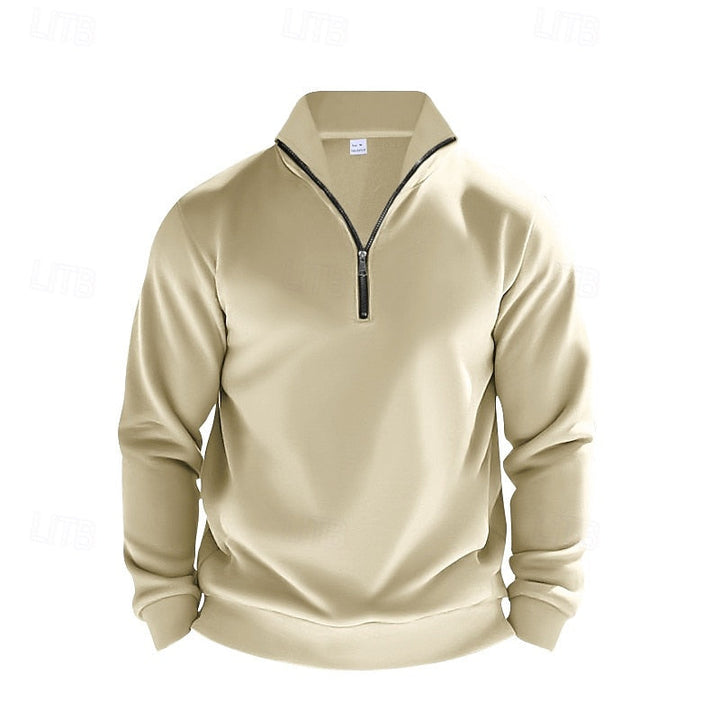 Glenn | Refined Quarter-Zip Sweatshirt