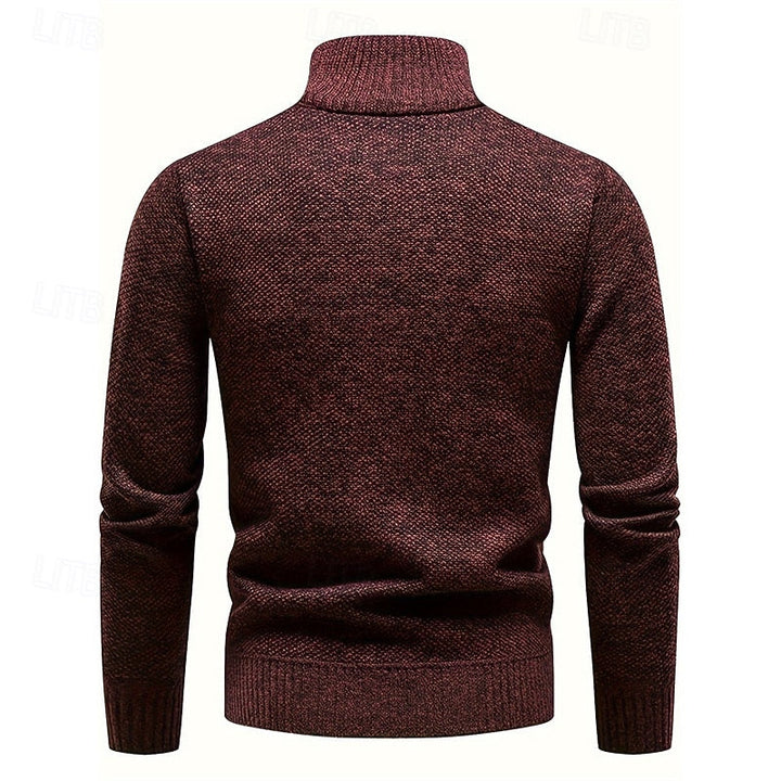 Donovan | Quarter-Zip Stand-Collar Sweater