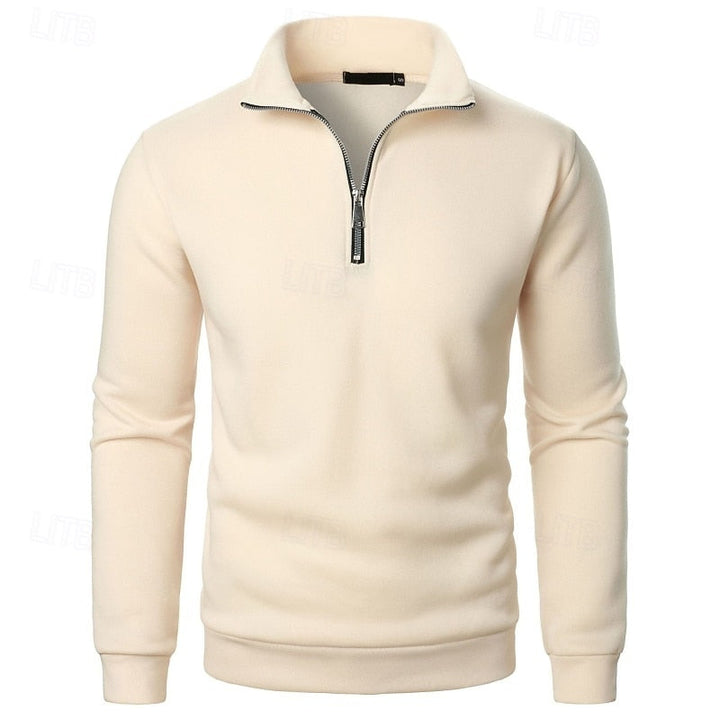 Keith | Quarter-Zip Stand-Collar Pullover