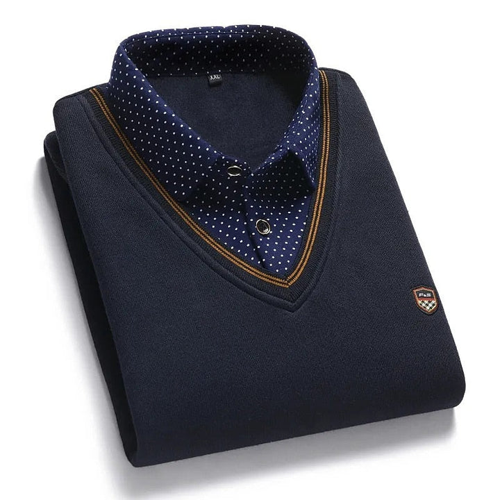Wallace | Refined Mock-Collar Sweater