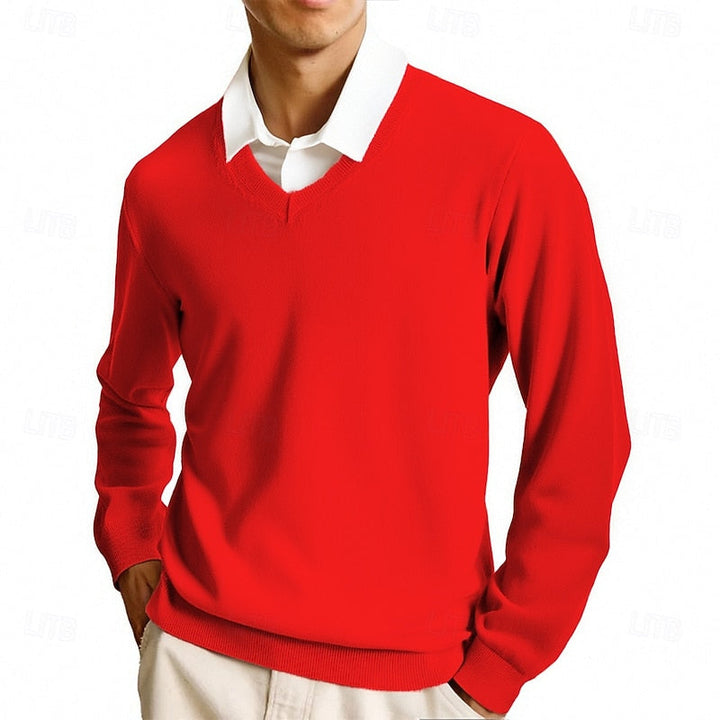 Clayton | Classic V-Neck Sweater