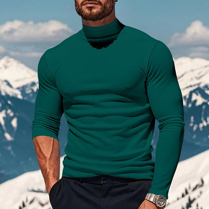 Barrett | Mock Neck Long Sleeve Top