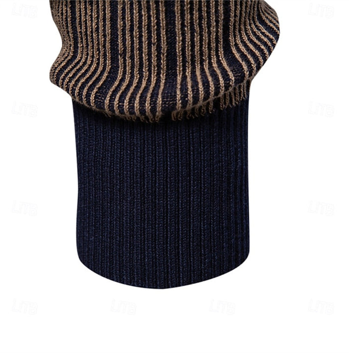 Gerard | Ribbed Mock Neck Sweater