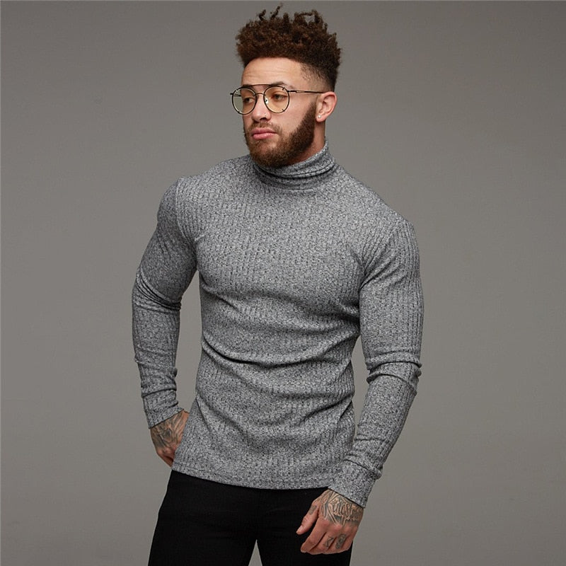 Lucas | Refined Ribbed Turtleneck