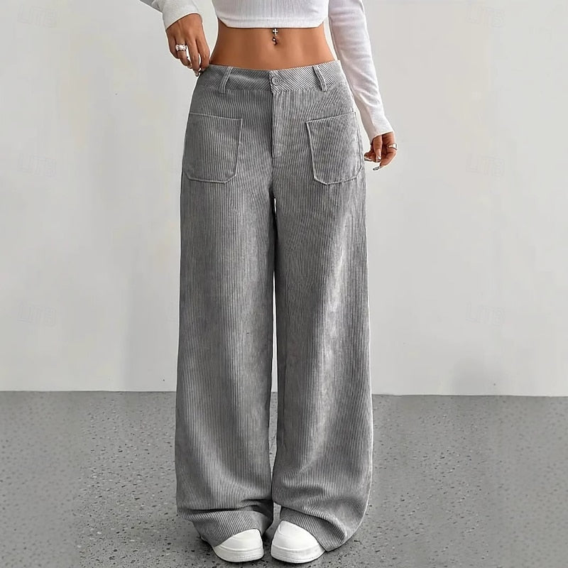 Rosalie | Wide-Leg High-Waist Pants