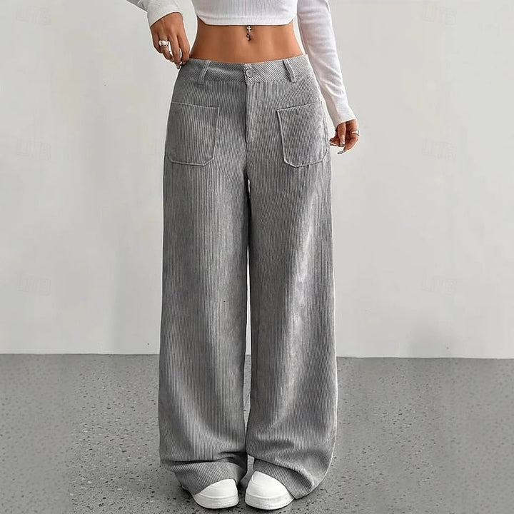 Rosalie | Wide-Leg High-Waist Pants