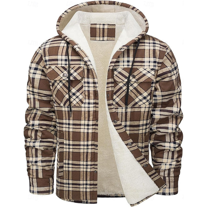 Curtis | Hooded Check Overshirt