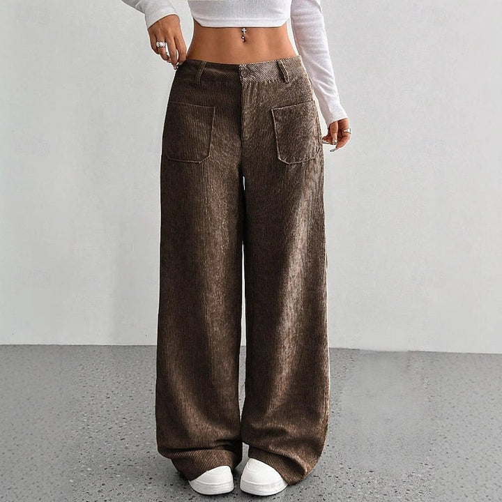Rosalie | Wide-Leg High-Waist Pants