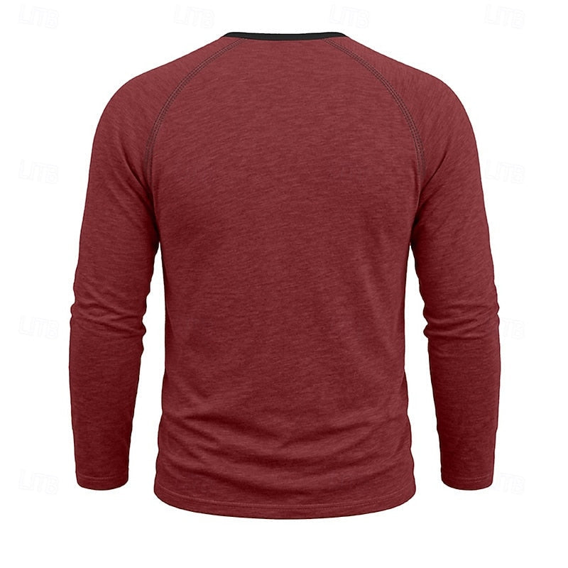 Owen | Classic Button Henley Shirt