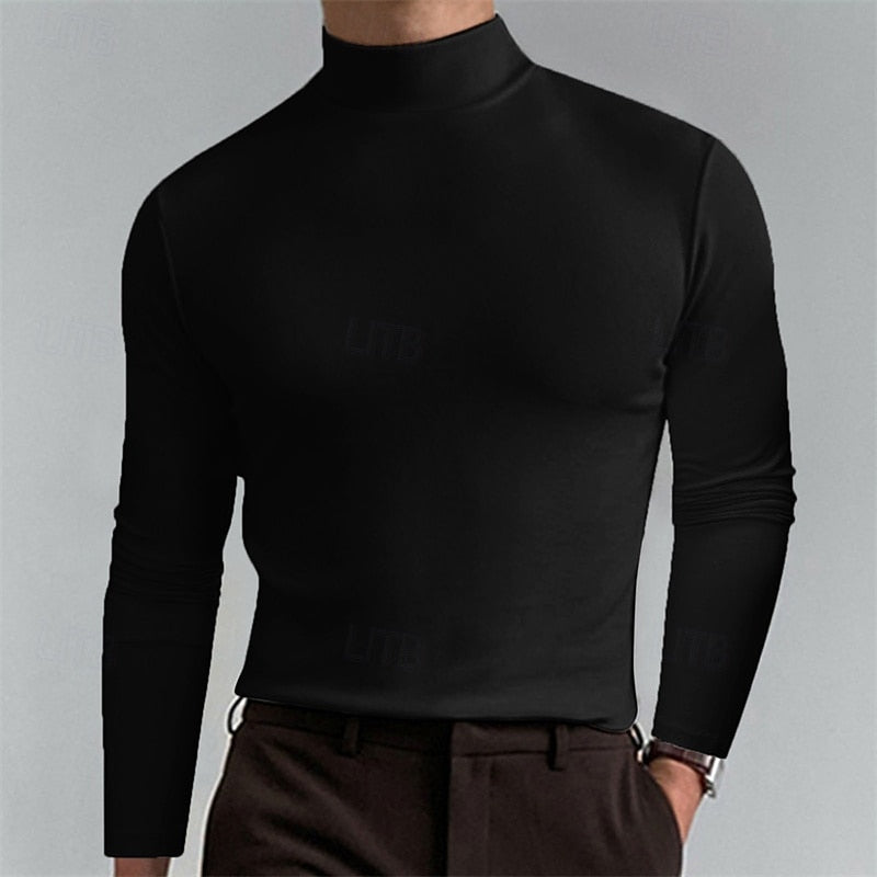 Garrett | Refined Mock-Neck Turtleneck