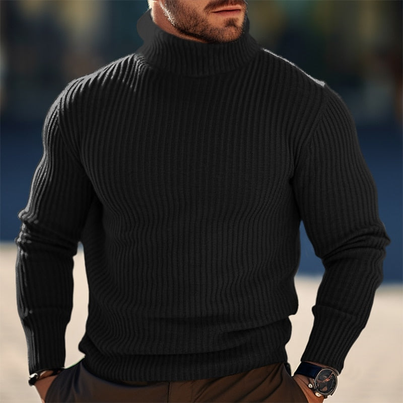 Percy | Ribbed Turtleneck Sweater