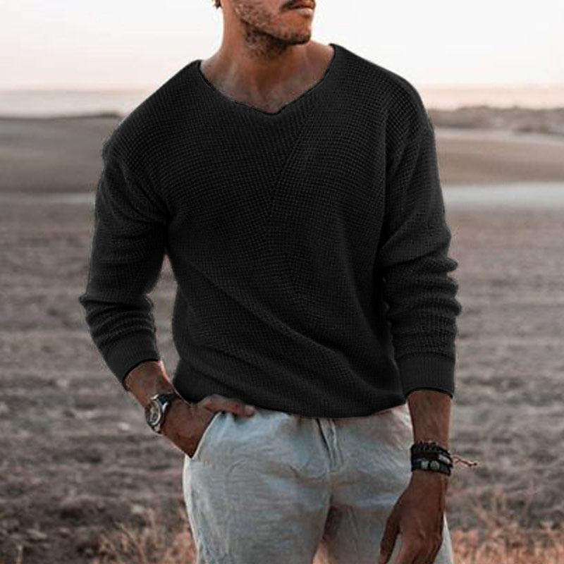 Sullivan | Textured V-Neck Sweater