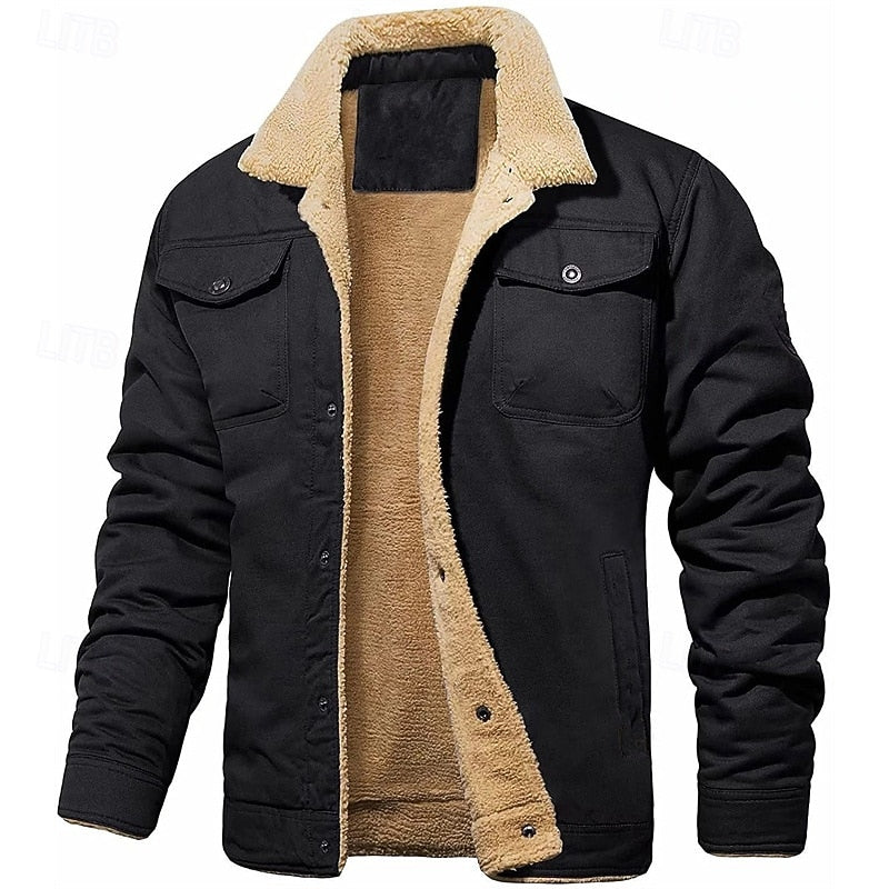Lawrence | Sherpa-Lined Trucker Jacket