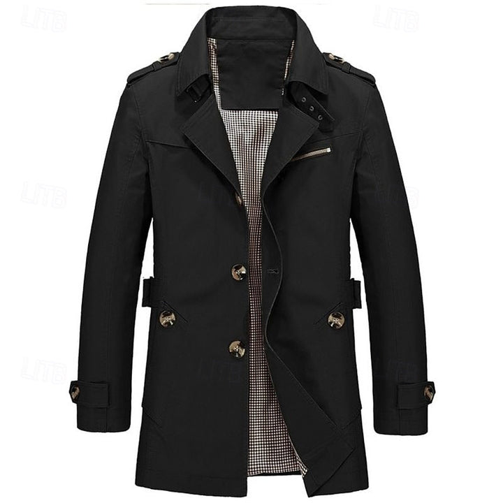 Leonard | Refined Single-Breasted Trench Coat