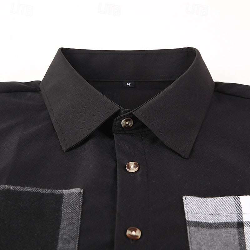 Elliot | Modern Patchwork Shirt Jacket