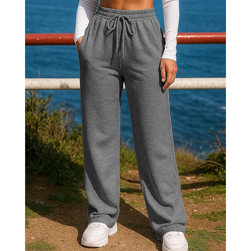 Marguerite Rose | Relaxed Wide-Leg Lounge Pants