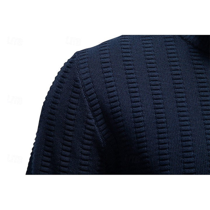Sheldon | Textured Half-Zip Sweater