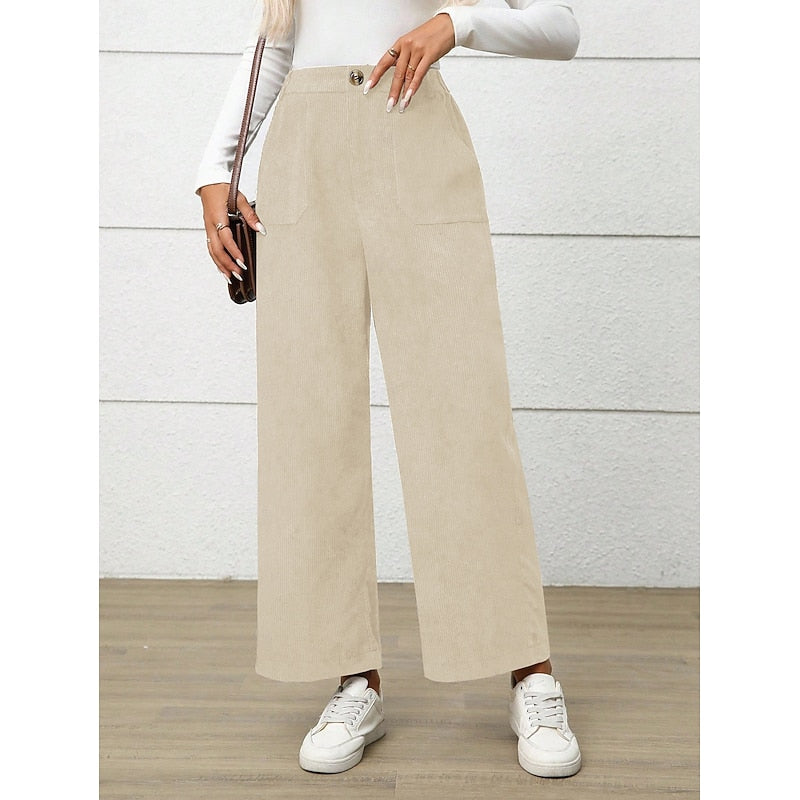 Simone | Wide-Leg High-Waist Pants