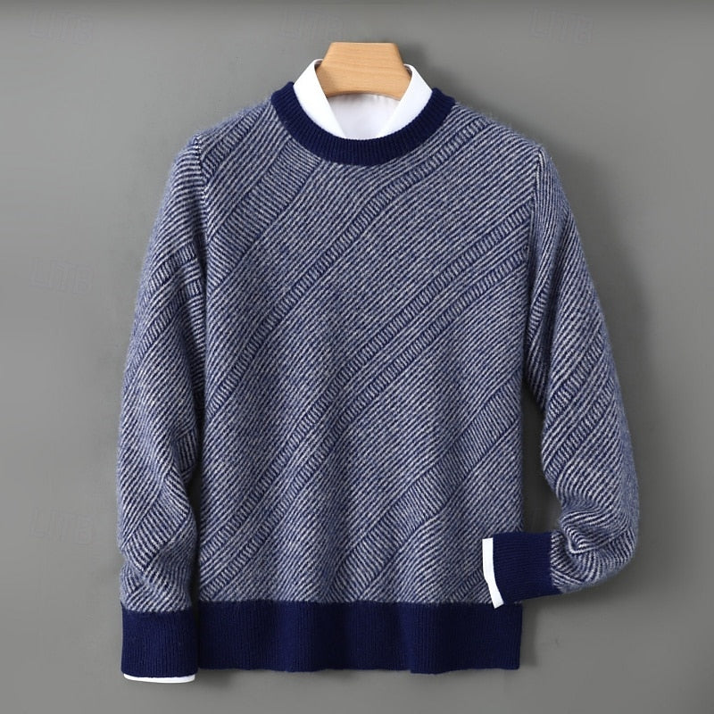 Gareth | Textured Crew Neck Sweater