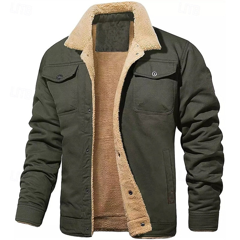 Lawrence | Sherpa-Lined Trucker Jacket