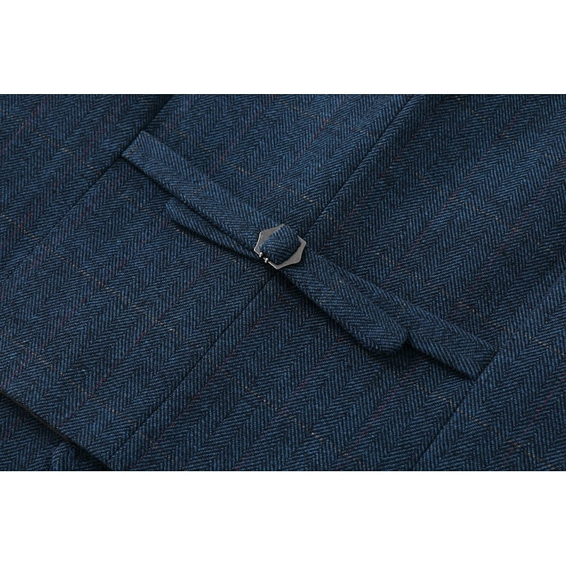 Theron | Herringbone Tailored Waistcoat