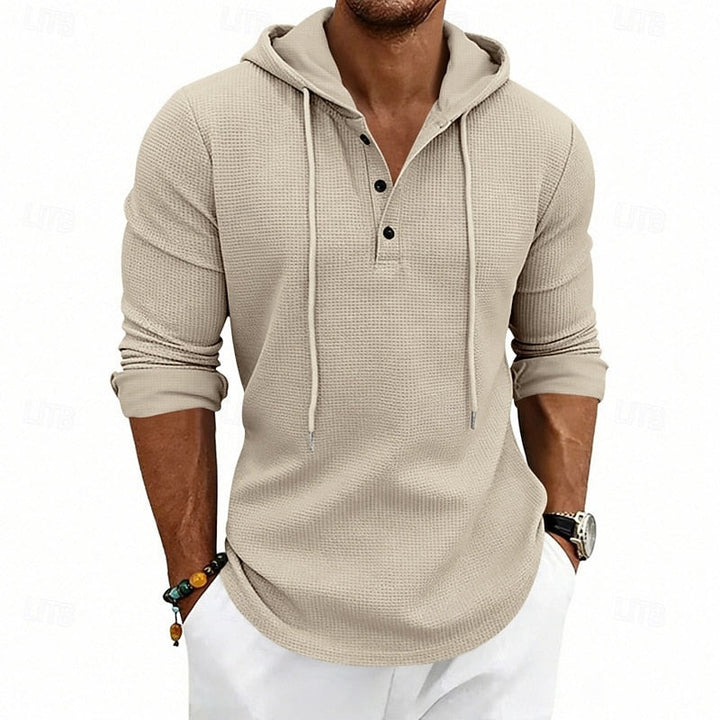 Merrick | Relaxed Hooded Henley Shirt