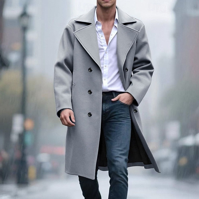 Barnaby | Tailored Long Overcoat