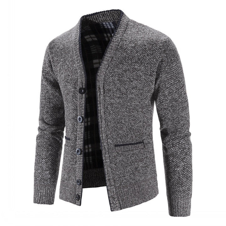 Colby | Button-Front V-Neck Cardigan