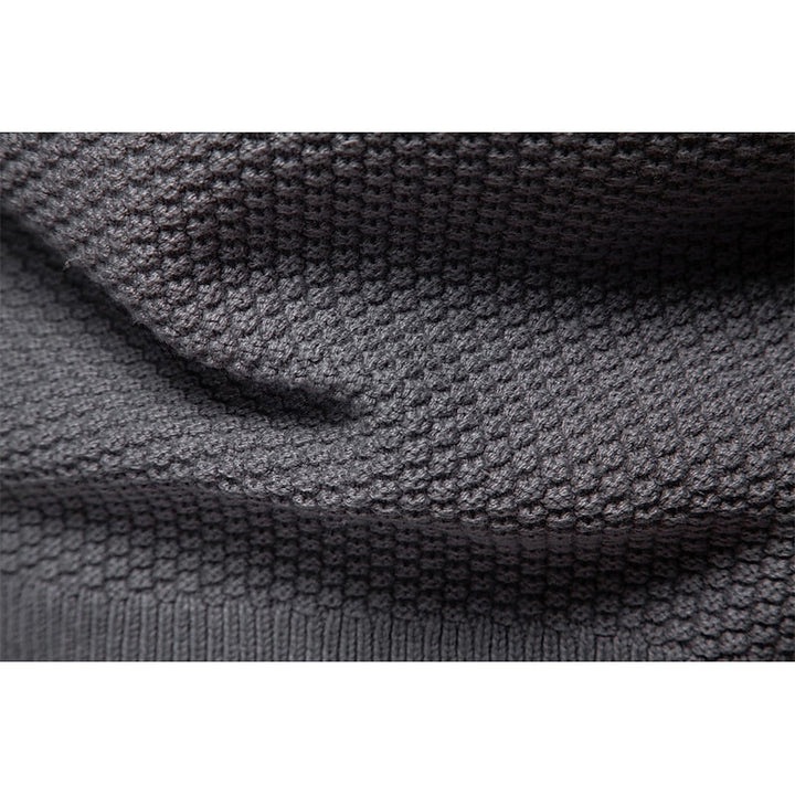 Gerard | Textured Zip-Up Cardigan