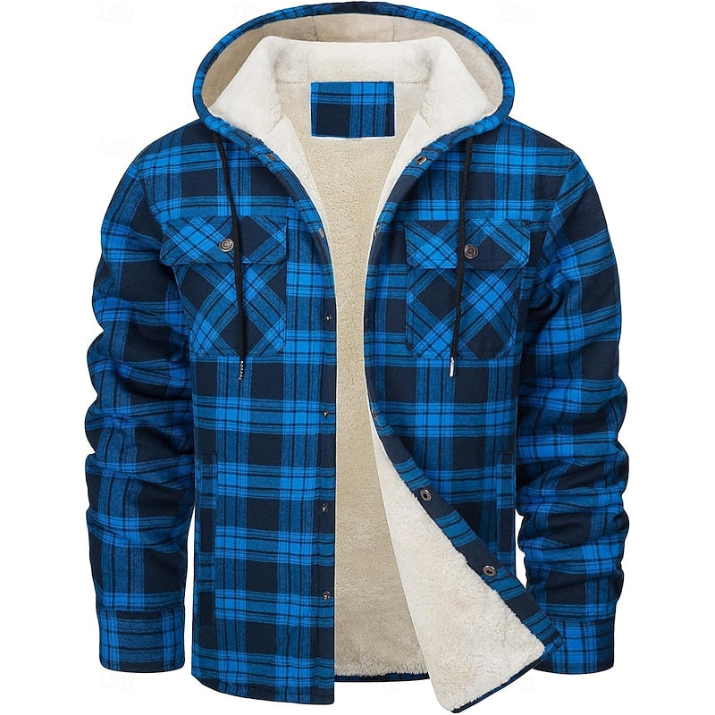 Curtis | Hooded Check Overshirt