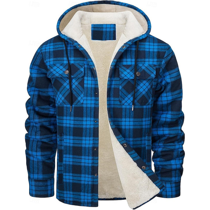 Curtis | Hooded Check Overshirt
