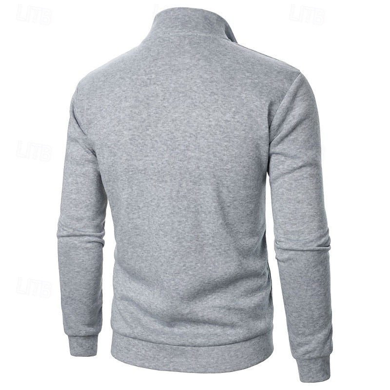 Keith | Quarter-Zip Stand-Collar Pullover