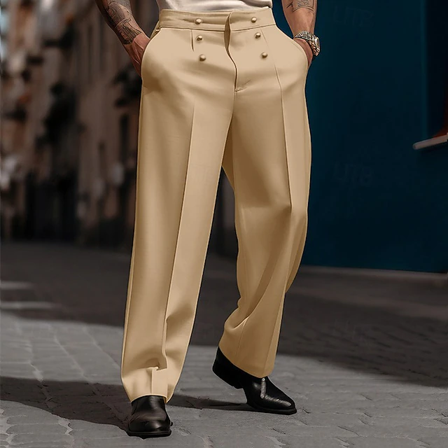 Byron | Tailored Straight-Leg Pants