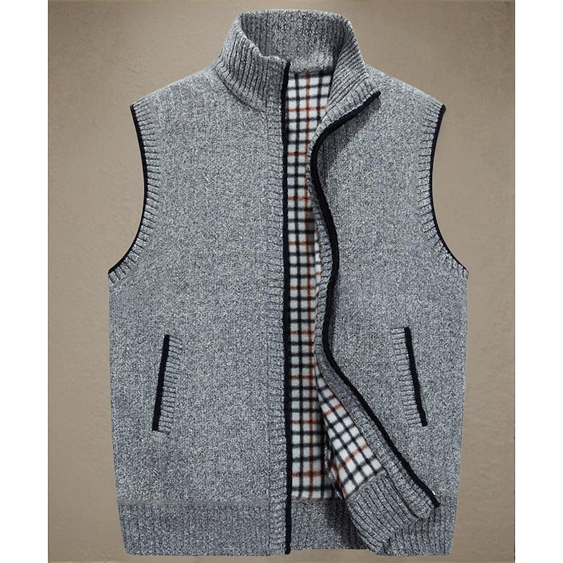 Otis | Cozy Stand-Collar Zip Vest