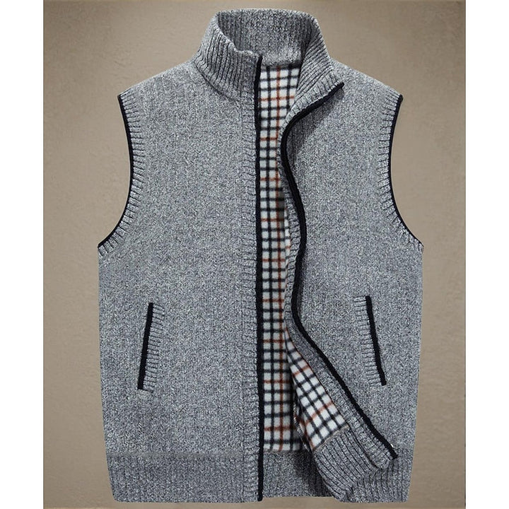 Otis | Cozy Stand-Collar Zip Vest